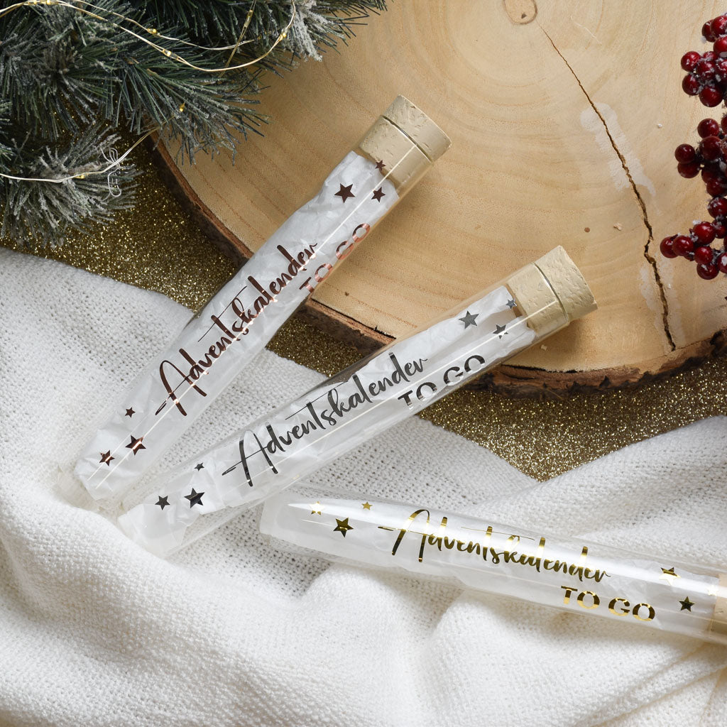 Adventskalender to Go - im Reagenzglas | 20cm  BeBonnie