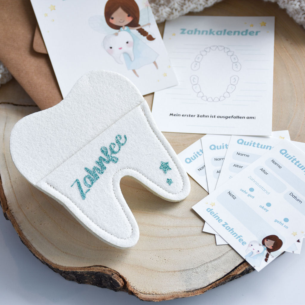 post aufbewahrung urlaub Zahnfee Geschenk Set "Zahn"