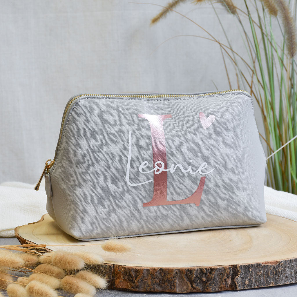 Kosmetiktasche Mit Aufdruck 'Mawmaw Is My Name Spoiling Is My Game' – 23x17 Cm, 100% Polyester, Maschinenwaschbar
