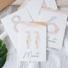 Baby Monatskarten "Rosa Pinselstrich" | 14 Motive - KleinKinderKram Baby Online Shop