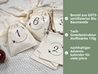 Adventskalender 24 Säckchen aus Bio-Baumwolle | Sternchen - BeBonnie