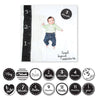 Swaddle & Karten Set 'Baby's First Year - "Messlatte" - KleinKinderKram Baby Online Shop