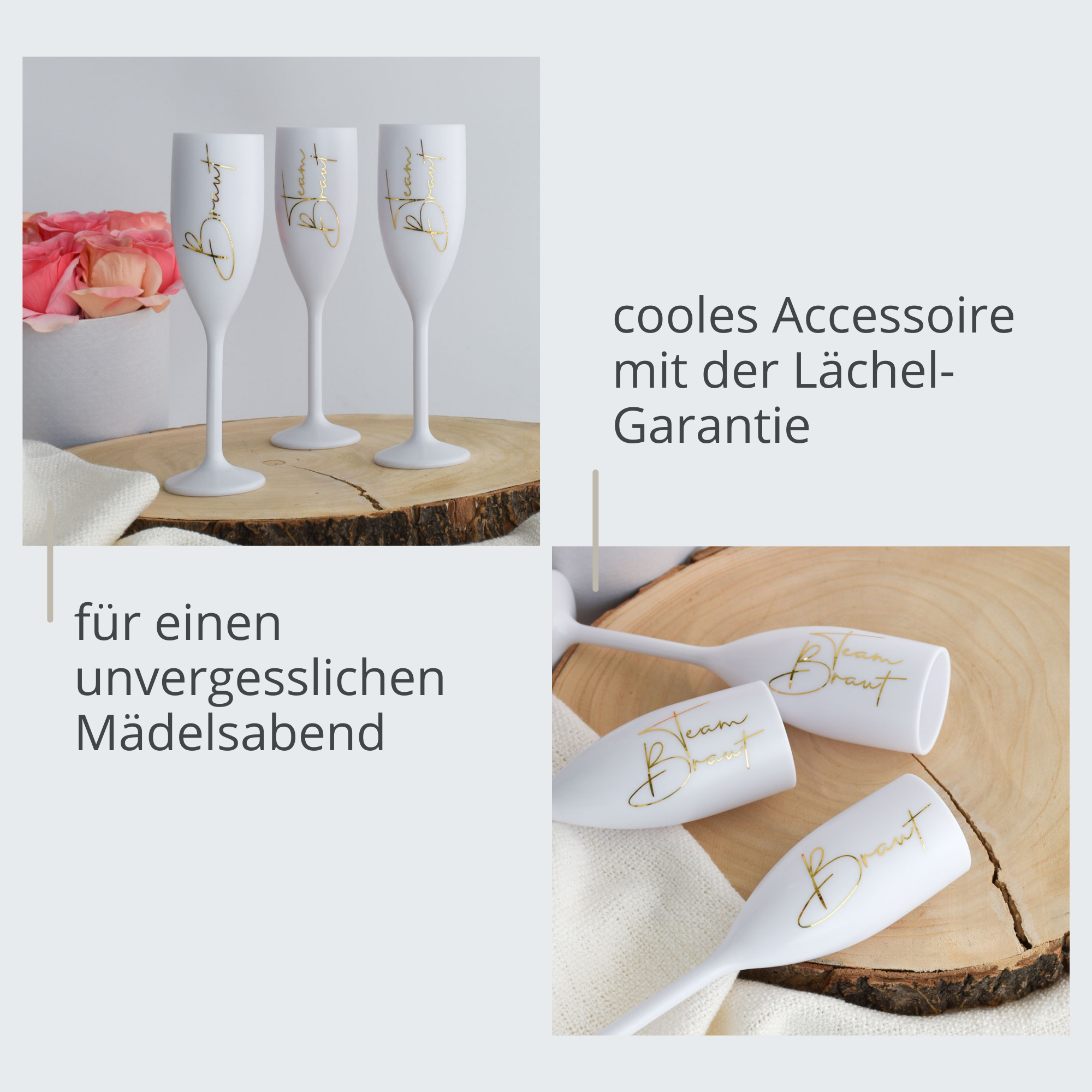 personalisiertes Sektglas zum JGA