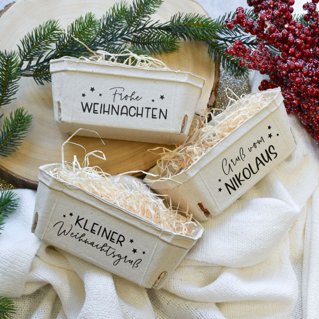 Geschenkverpackung zu Weihnachten
