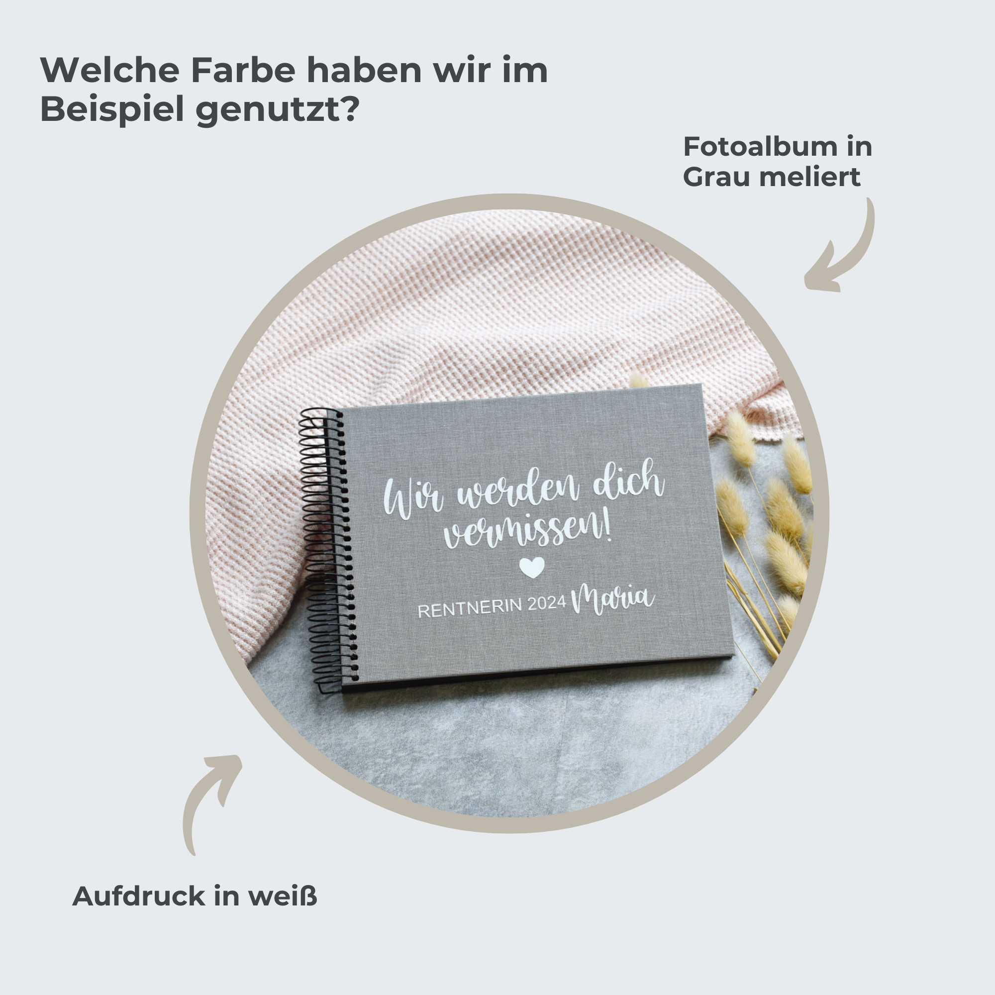 personalisiertes Geschenk zur Rente | Spiralalbum Fotoalbum
