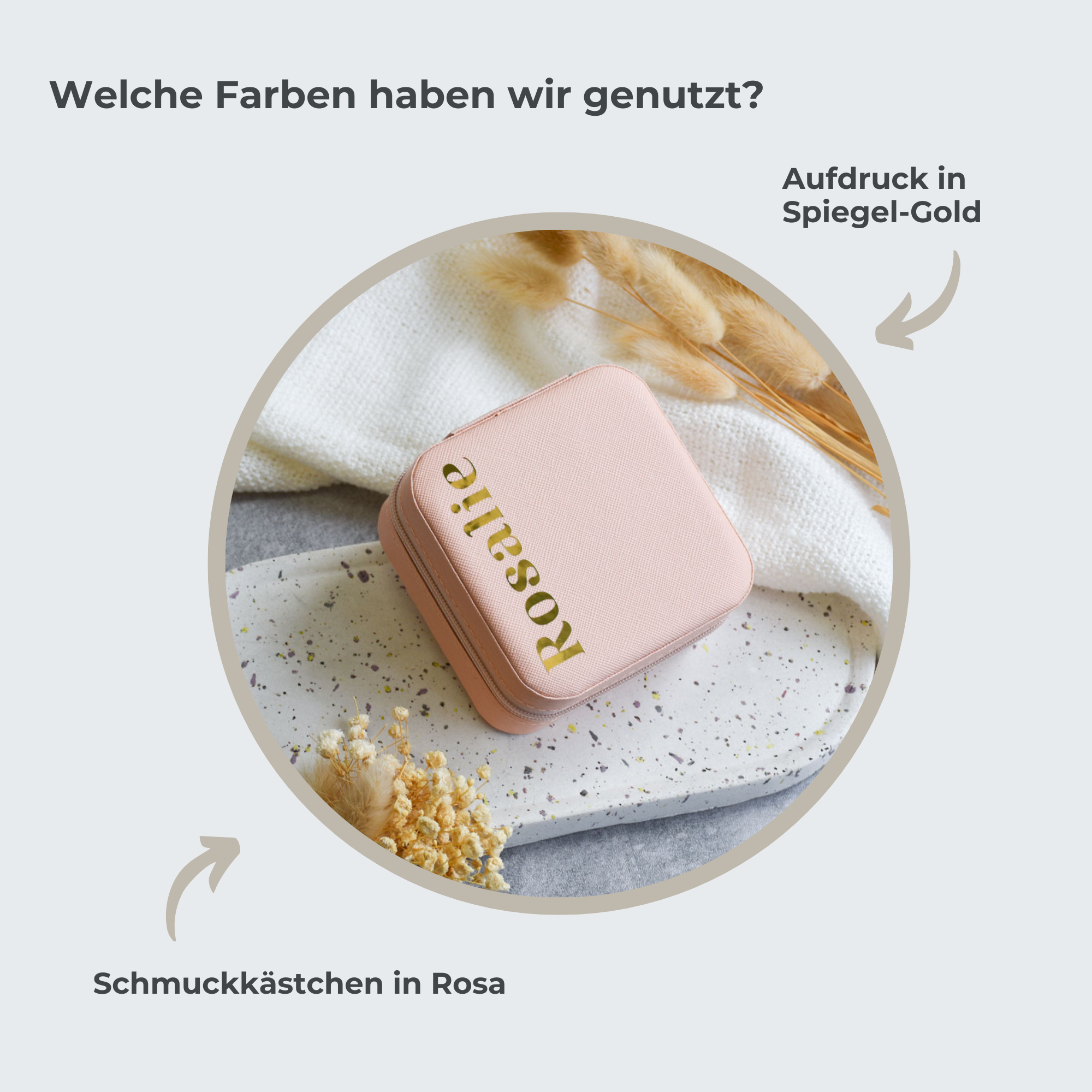 Schmuckkästchen mit Namen | Blockschrift