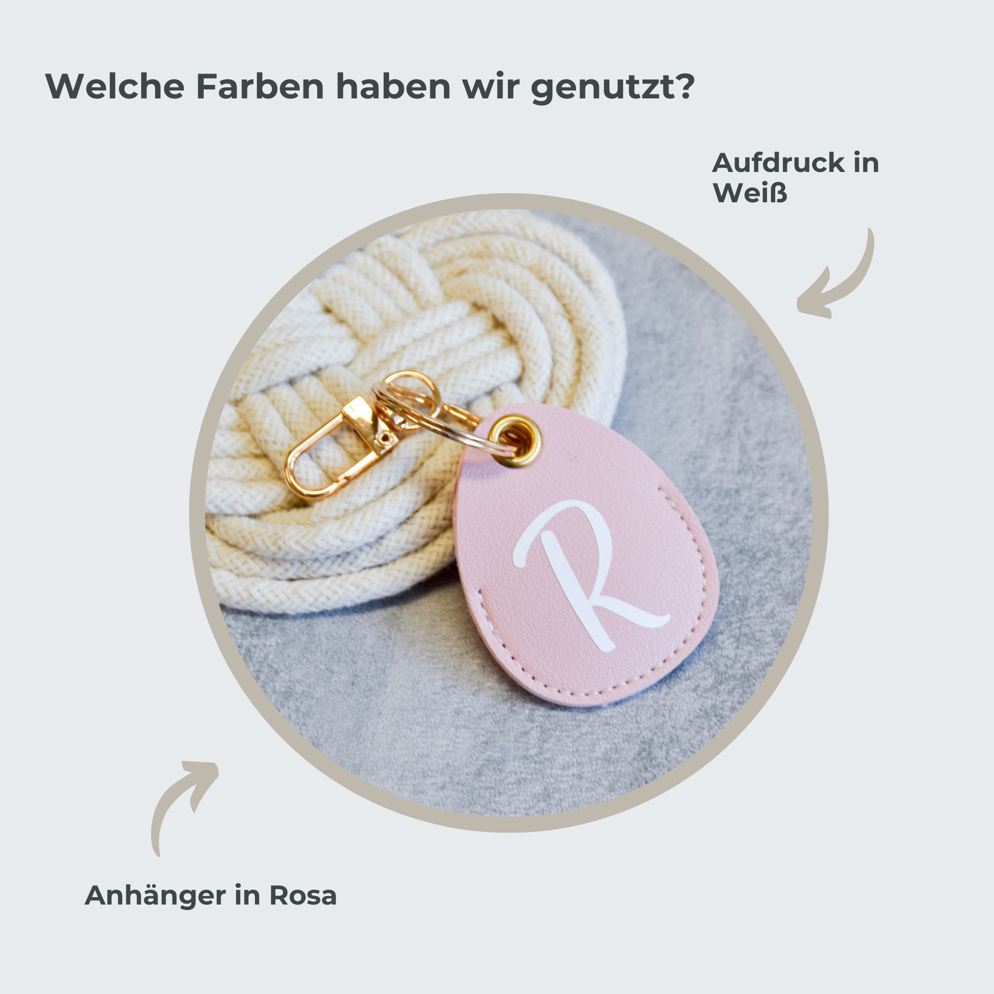 Smarte Tracker Anhänger | Initiale | geschwungen