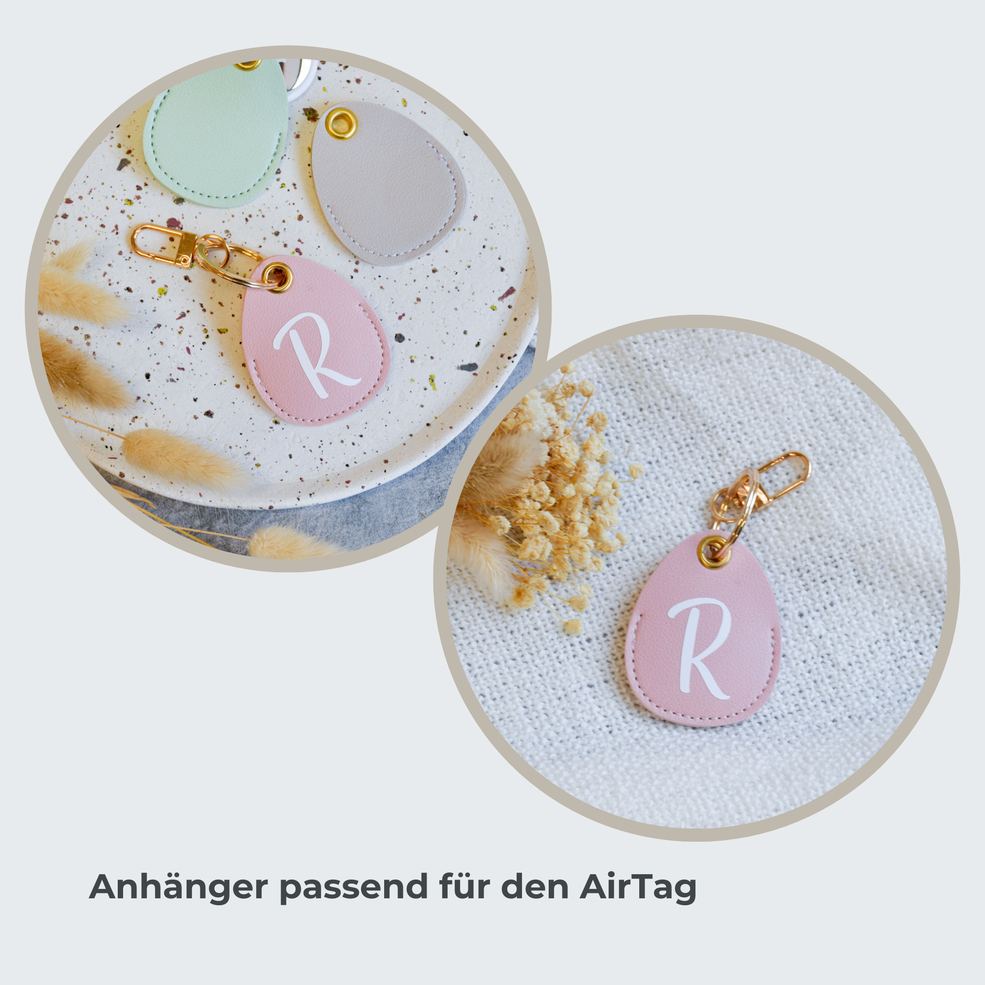 Smarte Tracker Anhänger | Initiale | geschwungen