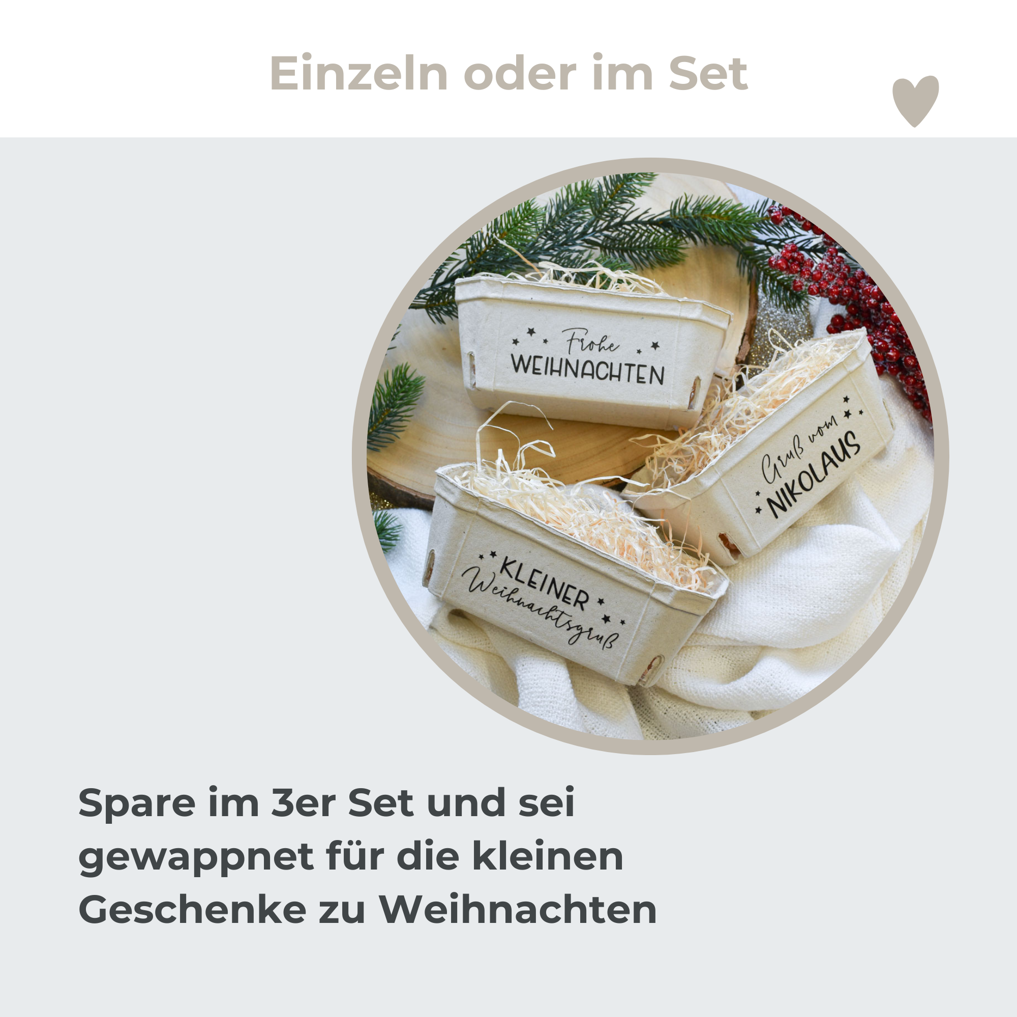 Geschenkverpackung zu Weihnachten | Geschenkschachtel