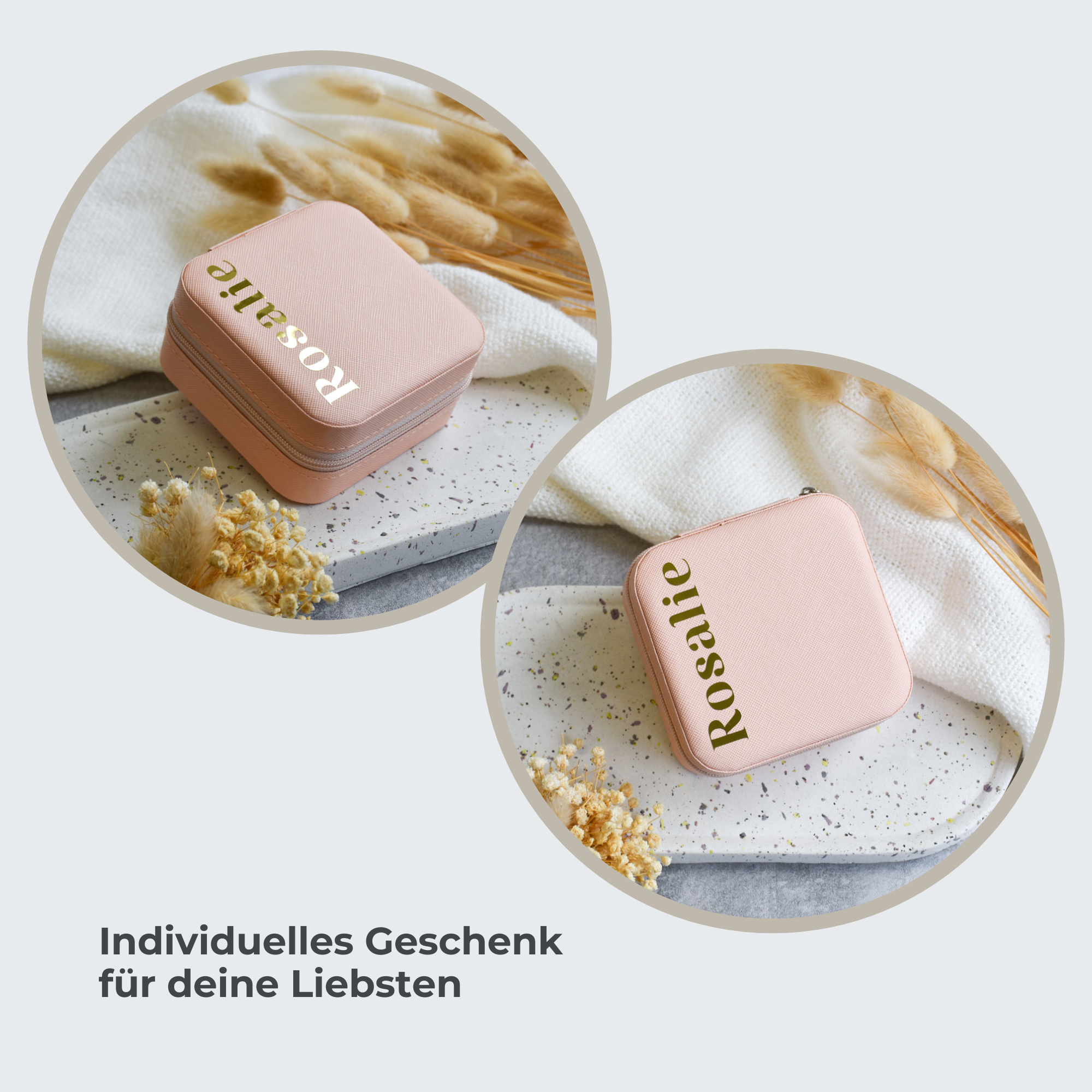 Schmuckkästchen mit Namen | Blockschrift