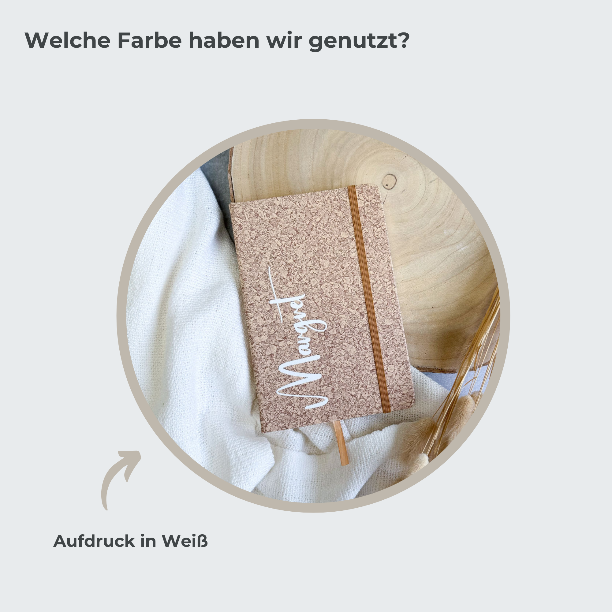 Notizbuch A5 Hardcover Korky | personalisiert mit deinem Namen oder Wunschtext