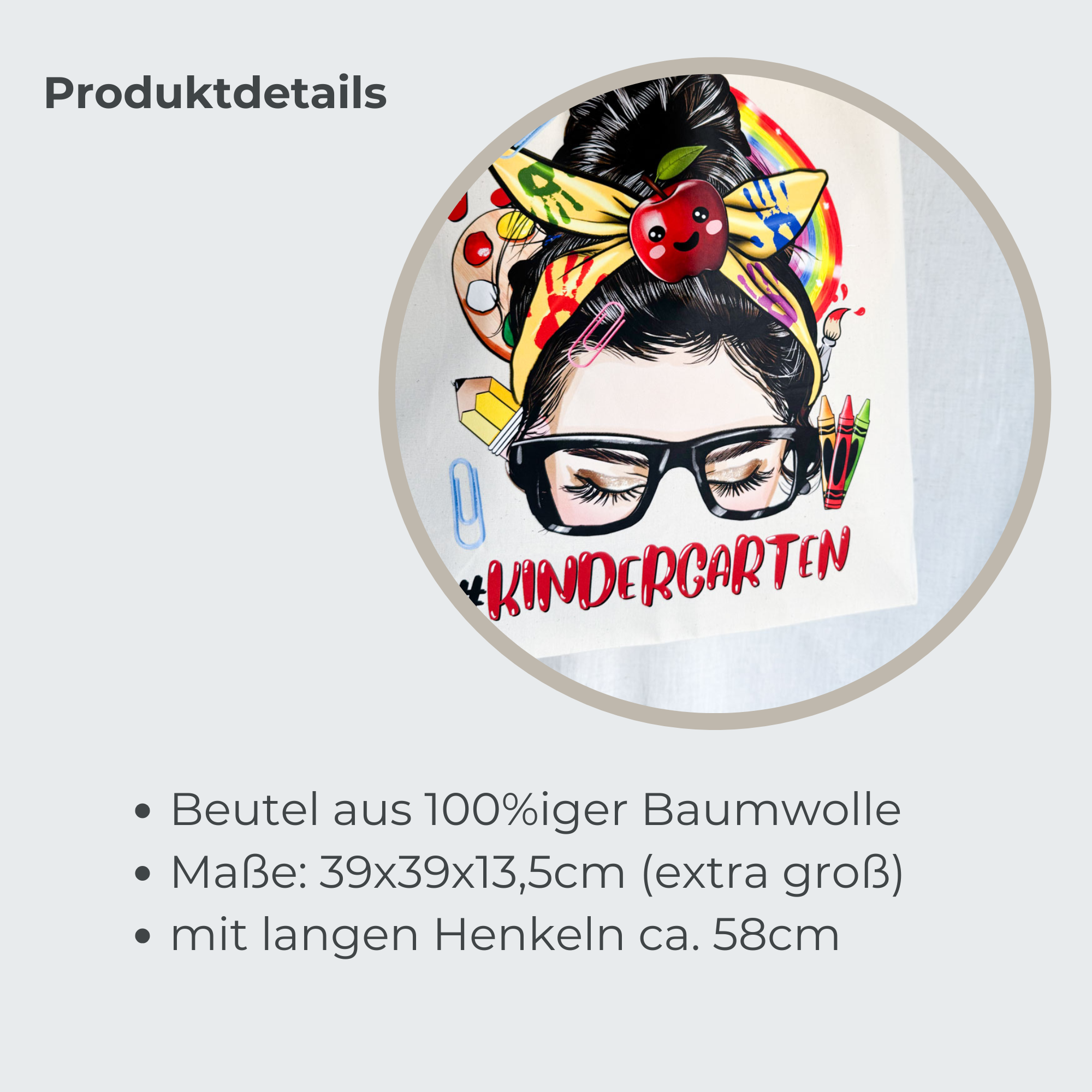 Geschenk Beutel #Kindergarten | Erzieherin mit Herz