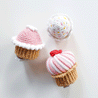 3er Set Cupcakes - Häkelkuscheltier - KleinKinderKram Baby Online Shop