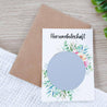 Rubbellos-Karte - Holzscheibe "Wir bekommen ein Baby?" - KleinKinderKram Baby Online Shop