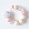 Schnullerkette - Konfetti für Mädchen - KleinKinderKram Baby Online Shop