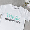Kinder Shirt aus Bio Baumwolle | Kindergartenkind mit Namen "Matheo" - KleinKinderKram Baby Online Shop