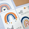 Baby Monatskarten "Regenbogen" | 14 Motive - KleinKinderKram Baby Online Shop