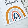 Babyparty - Gästebuch Regenbogen mit Namen - KleinKinderKram Baby Online Shop
