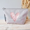 personalisierte Tasche aus Canva-Baumwolle | Herz und Name - KleinKinderKram Baby Online Shop