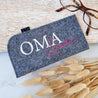 Brillenetui "Oma" mit Namen | personalisierte Brillentasche aus Filz - KleinKinderKram Baby Online Shop