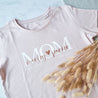 Bio-Baumwoll T-Shirt | MOM mit den Namen der Kinder und Geburtsjahre - KleinKinderKram 