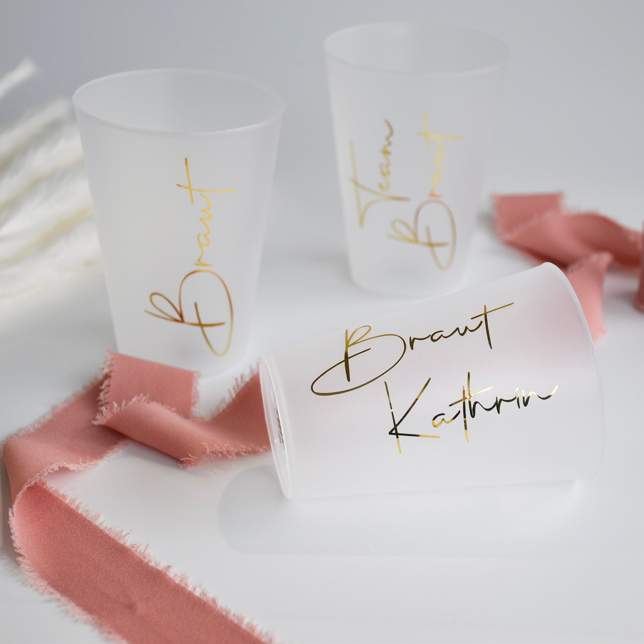 personalisierte Becher gefrostet zum JGA – BeBonnie
