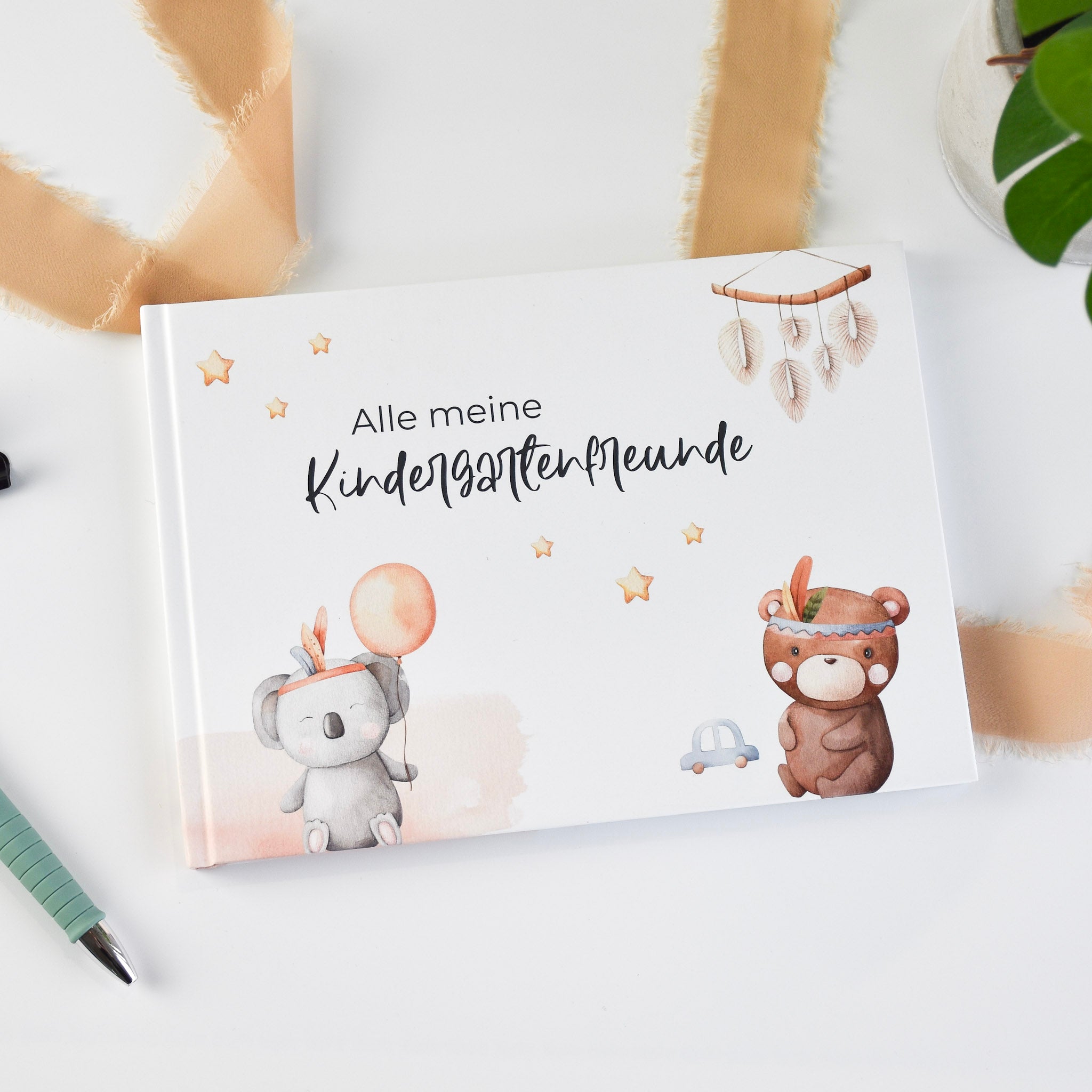 Kindergarten Freundebuch zum Ausfüllen | "Alle meine Kindergartenfreunde"