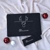 personalisiertes Tischset aus Filz | Reindeer im One-Line-Stil - BeBonnie