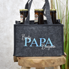 Männerhandtasche | personalisiert für den Besten Papa mit Namen - KleinKinderKram 