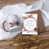 Geschenkset für die "Lieblings-Patentante" | Keramik Tasse und Karte | Pampasgras - KleinKinderKram 