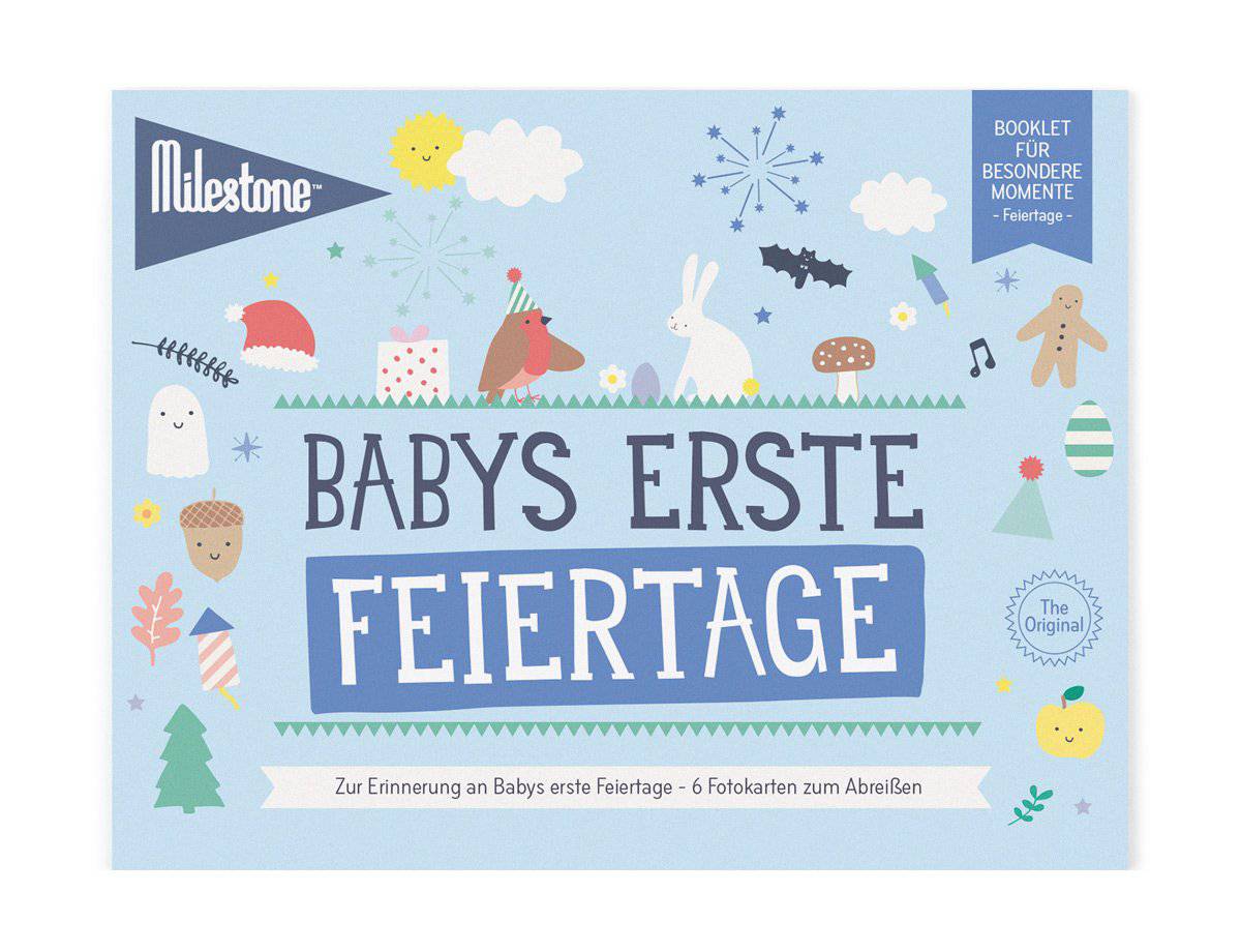 Booklet "Babys erste Feiertage" von Milestone™ - KleinKinderKram Baby Online Shop
