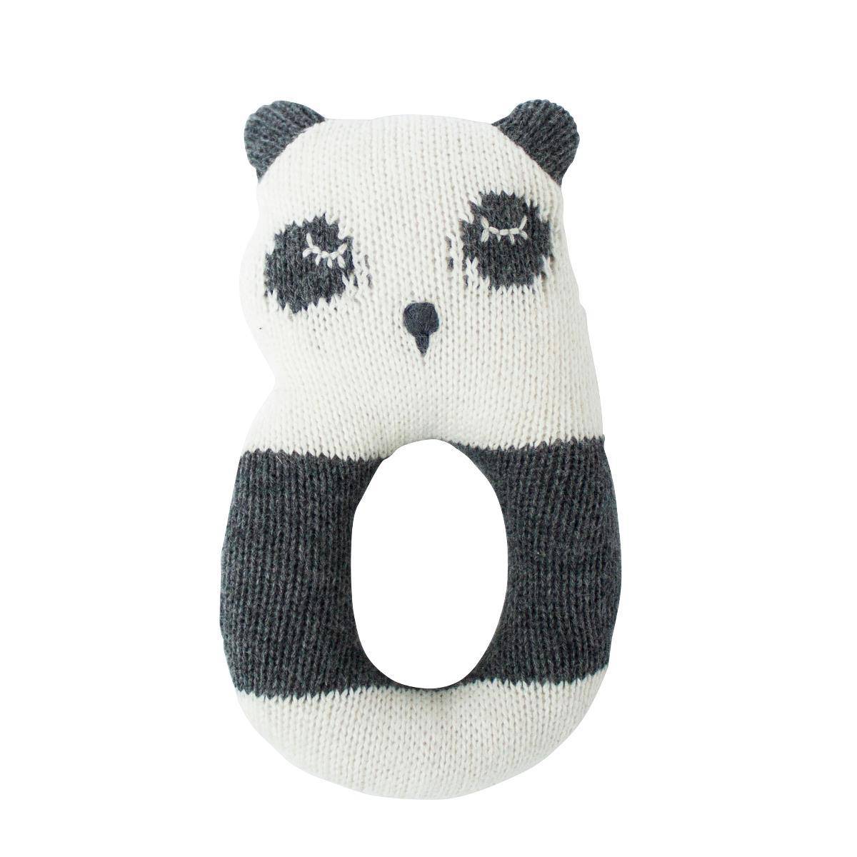 Strick-Rassel "Panny der Panda" - KleinKinderKram Baby Online Shop