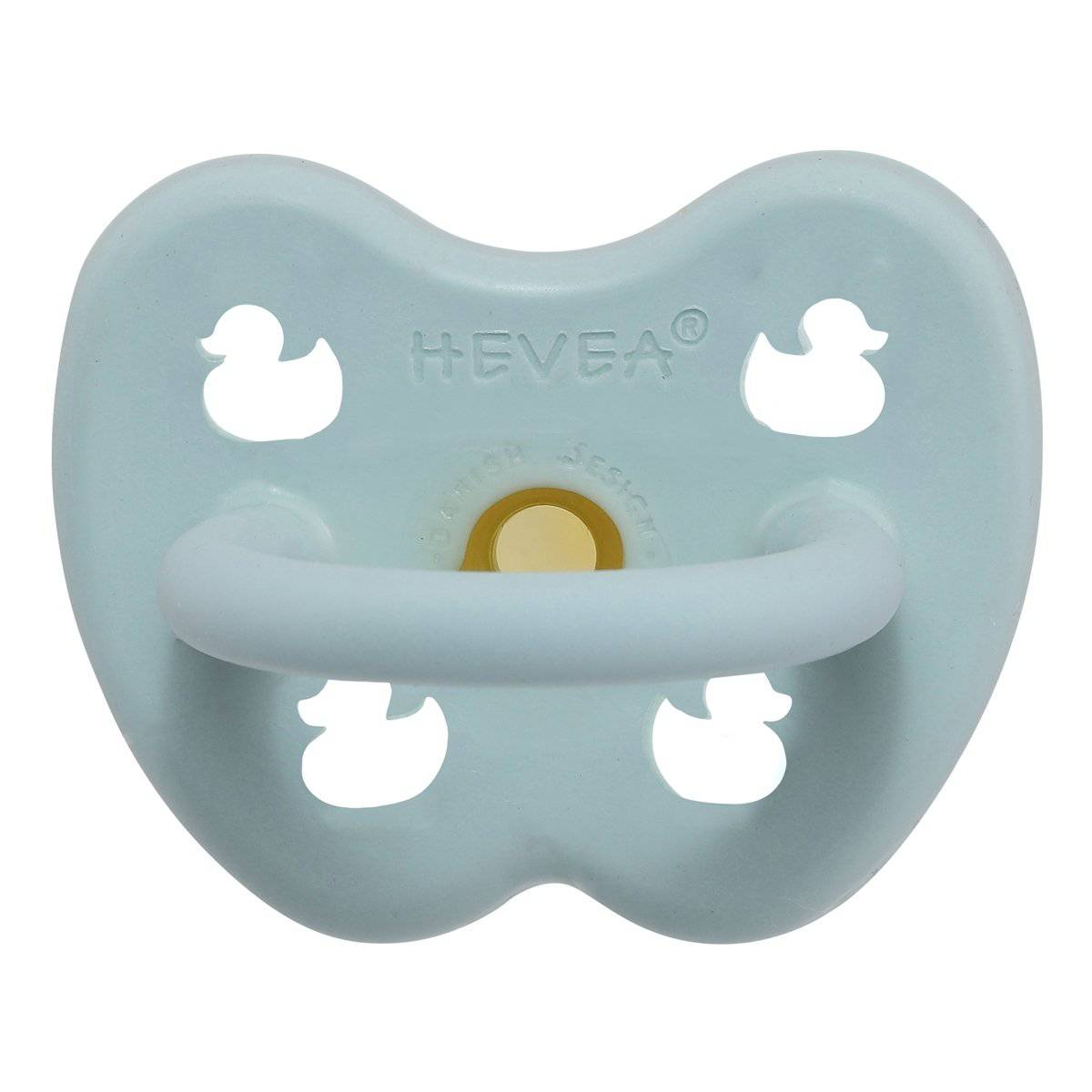 HEVEA Schnuller - Baby Blue rund für 0-3 Mon. - KleinKinderKram Baby Online Shop